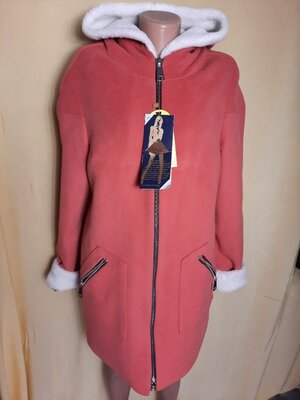 Женское демисезонное пальто, размер 48