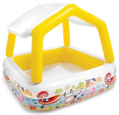 Продано: Детский надувной бассейн 57470 со съемной крышей 157-122 см