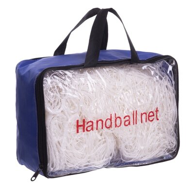 Сетка на ворота для футзала и гандбола тренировочная Handball Net 5639 размер 2х3х1м, ячейка 10х10с