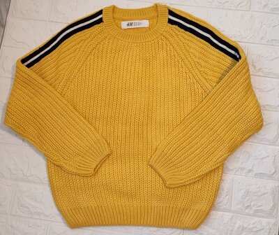 Новый стильный свитер, джемпер h&m 128-130 р. 7-9 лет.