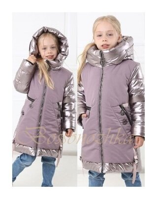104-122 Зимове пальто для дівчинки куртка дитяча. Детское зимнее пальто куртка для девочки