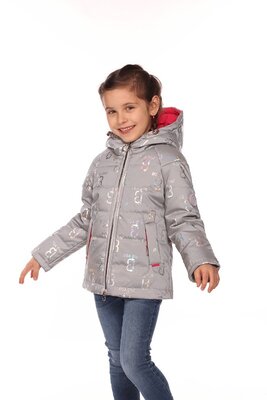 Красивая детская куртка светоотражайка для девочки демисезонная размеры 110-134