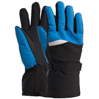 Перчатки горнолыжные женские Zelart Snow Gloves B-3989 размер M-L Black-Blue-White