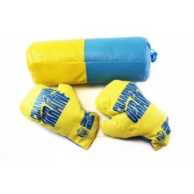 Детская боксерская груша малая с перчатками набор для бокса Danko toys