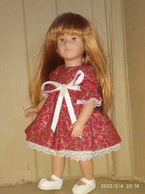 шикарная коллекционно-игровая кукла Toni Kathe Kruse Германия оригинал клеймо 39 см