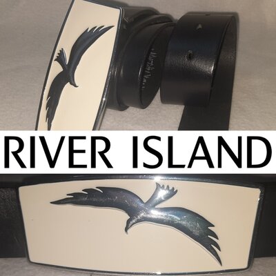 Кожаный ремень River Island p.M