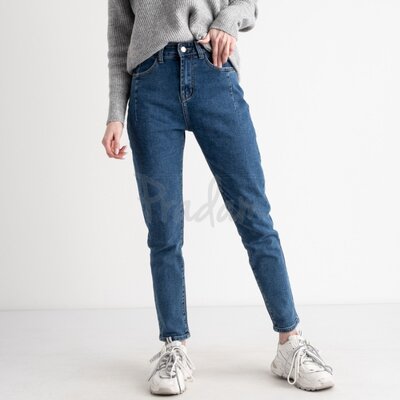 Джинсы женские мом синие стрейч 0007 new jeans р. 27,28,30 н Распродажа