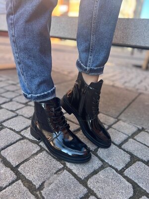 Женские демисезонные сапоги ботинки Челси натуральная кожа