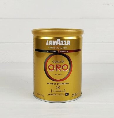 Продано: Кава мелена Lavazza Qualita Oro ж/б 250гр. Італія Кофе молотый Lavazza Qualita Oro ж/б 250гр. Ита