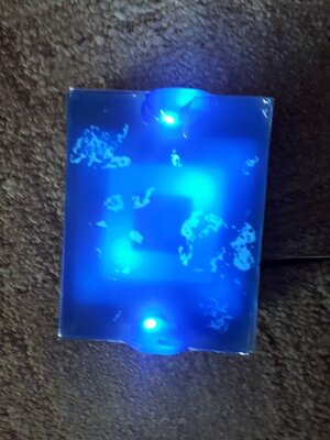 Светодиодная панель подсветка витрины синяя