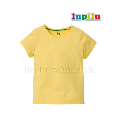 4-6 лет футболка для девочки Lupilu однотонная хлопковая футболочка детская дитяча дівчинка