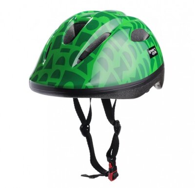 Велосипедний дитячий шолом Green Cycle FLASH XS 50-54 Зелений Жовтий HEL-15-94