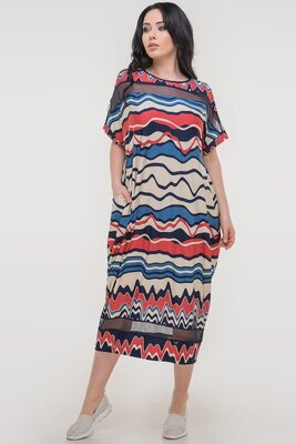 Продано: Летнее стильное модное платье оверсайз,большой размер