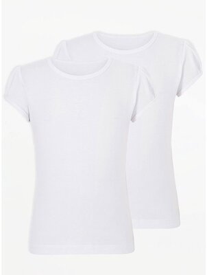Белая футболка на девочку George, біла футболка George, футболка для дівчинки 10/11 років George