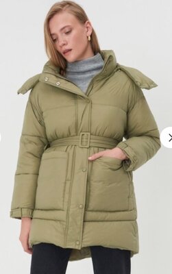 Стеганое пальто размер М