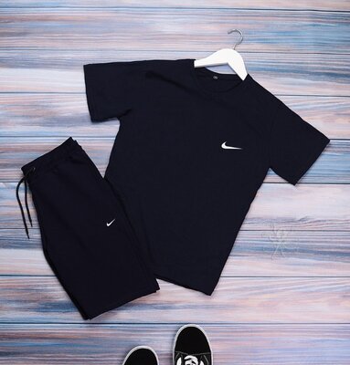 Костюм шорты и футболка мужские Nike Комплект шорти футболка найк
