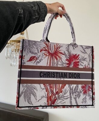 Женская Сумка Christian Dior Book Red White