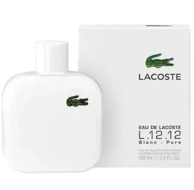 Продано: Мужская туалетная вода Lacoste Eau De L.12.12 Blanc 100мл , мужские белые духи Лакоста Бланк