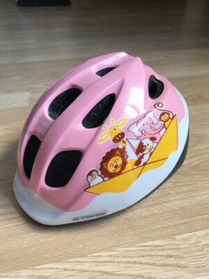 Детский защитный шлем Btwin Decathlon, размер 48-53 см, велосипедный