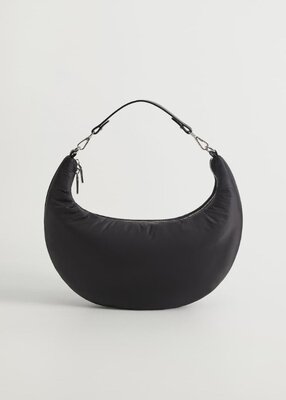 Продано: Новая фирменная новая стильная женская сумка багет нейлоновая с ручкой от манго mango