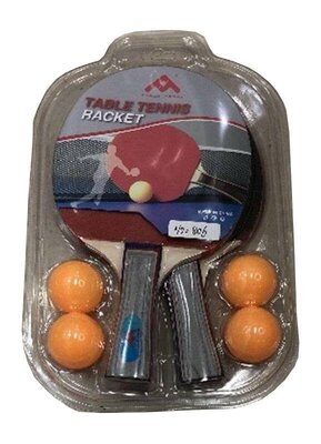 Набор для настольного тенниса TT2255, 2 ракетки, 4 мячика