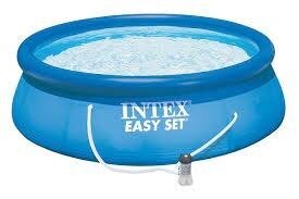 Надувний басейн сімейний Intex 28118 з фільтром насосом розмір 305х61 см
