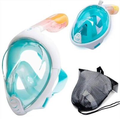 Маска для плавания маска для снорклинга Бирюзовая арт. С 40166-55 L