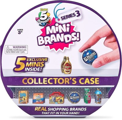 zuru S3 кейс и мини бренды 77115-S001 5 surprise mini brands collector's case