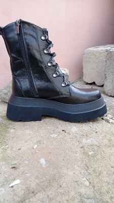 Продано: Акция Зимние женские кожаные ботинки 37 р