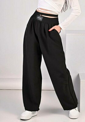Продано: Стильні жіночі штани чорні брюки женские штаны спортивные модные