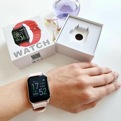 Смарт часы Smart Watch T96 стильные с защитой от влаги и пыли с измерением температура тела.