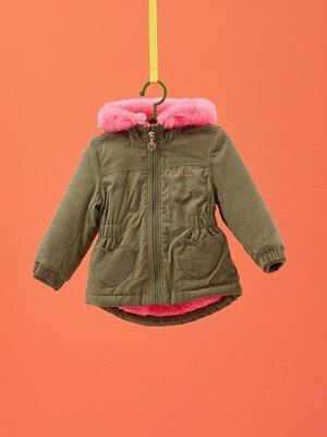 Продано: Пальто куртка парку ovs хутро демісезонна осінь демі демі 80 12-18