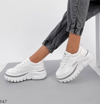 Продано: Білі кросівки еко-шкіра, белые кроссовки женские, белые кросовки Violeta 36, 38,39р код 11347