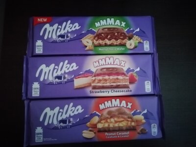 Продано: Шоколадки Milka, Magnetic, Nussbeiser