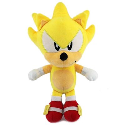 Мягкая плюшевая игрушка Супер Соник - Соник желтый 25см Super Sonic Plush