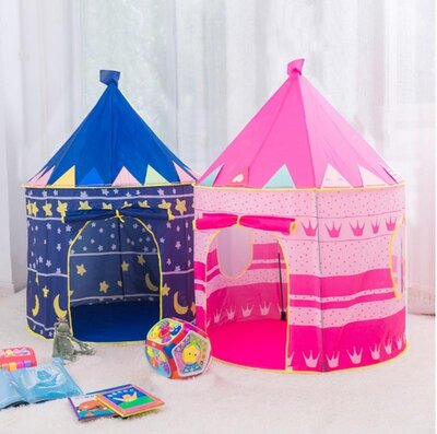 Детская игровая палатка шатер замок для детей домик вигвам 105 105 135