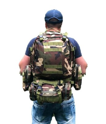 Продано:  є наложка Військово-Тактичний рюкзак з додатковими контейнерами 4в1 60 л