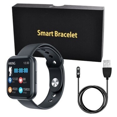Продано: Смарт-Часы Smart Watch T88 Спортивные с пульсометром, тонометром, два браслета. Цвет черный
