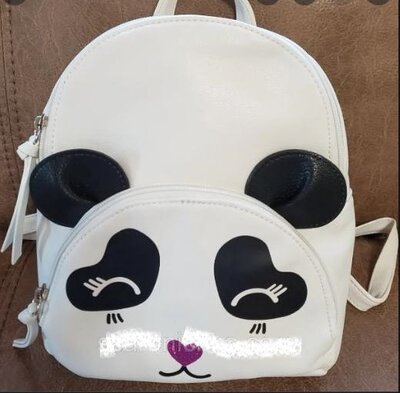 Продано: Рюкзак панда шкірзам
