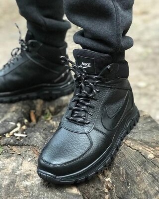 Мужские зимние ботинки Nike из натуральной кожи от производителя