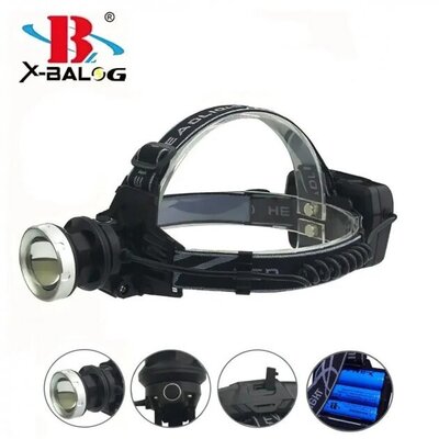Продано: Фонарик на голову Bailong BL-8070-P50, LED налобный аккумуляторный фонарь