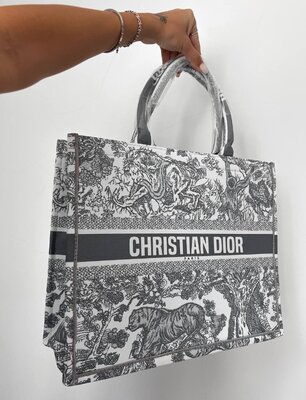 Женская Сумка Christian Dior Book Grey