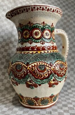 Продано: Косівська кераміка, ваза ручної роботи 19.5 см 11.5 см