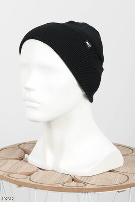 Продано: Чоловіча зимова чорна шапка
