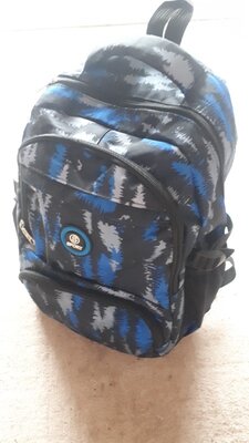 рюкзак Sport черный с синим.