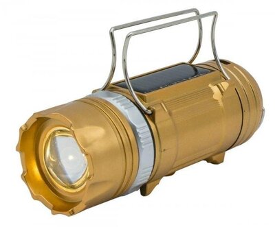 Продано: Кемпинговый фонарь на солнечной батарее GSH-9699 Золотой, лампа фонарь в палатку с аккумулятором