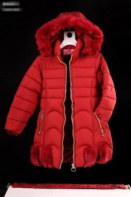 Новорічний розпродаж. Куртка для дівчинки, зима, тепла і якісна модель