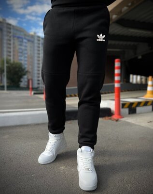 Мужские зимние теплые спортивные штаны с начёсом adidas чоловічі зимові зимні спортивні штани адидас