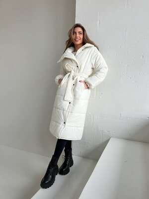 Продано: Жіноча зимова шикарна куртка пальто подовжена зима люкс женская зимняя пуховик женский наложка