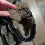 Зимние ботинки на овчине